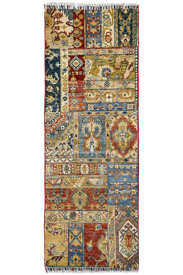 Khorjin Afghan Runner Rug – Heritage Grid