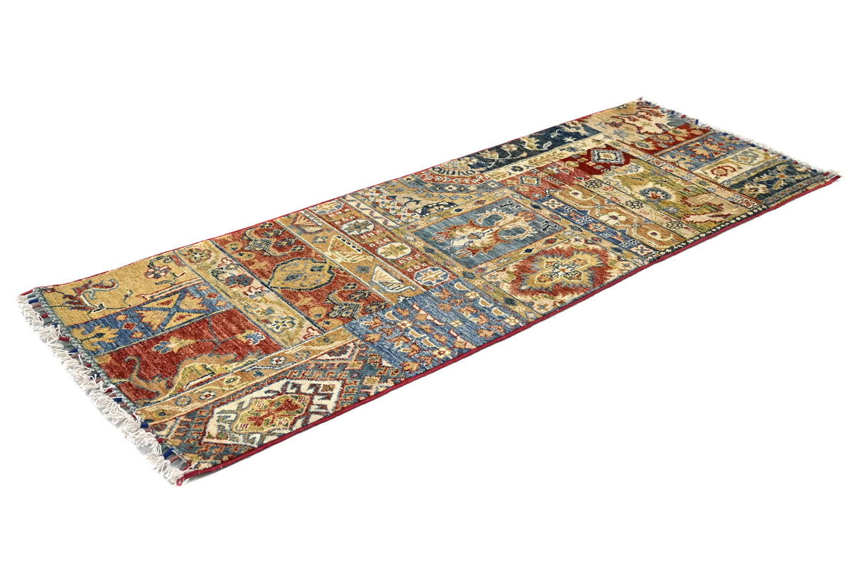 Khorjin Afghan Runner Rug – Heritage Grid