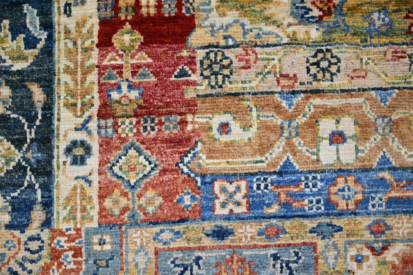 Khorjin Afghan Runner Rug – Heritage Grid