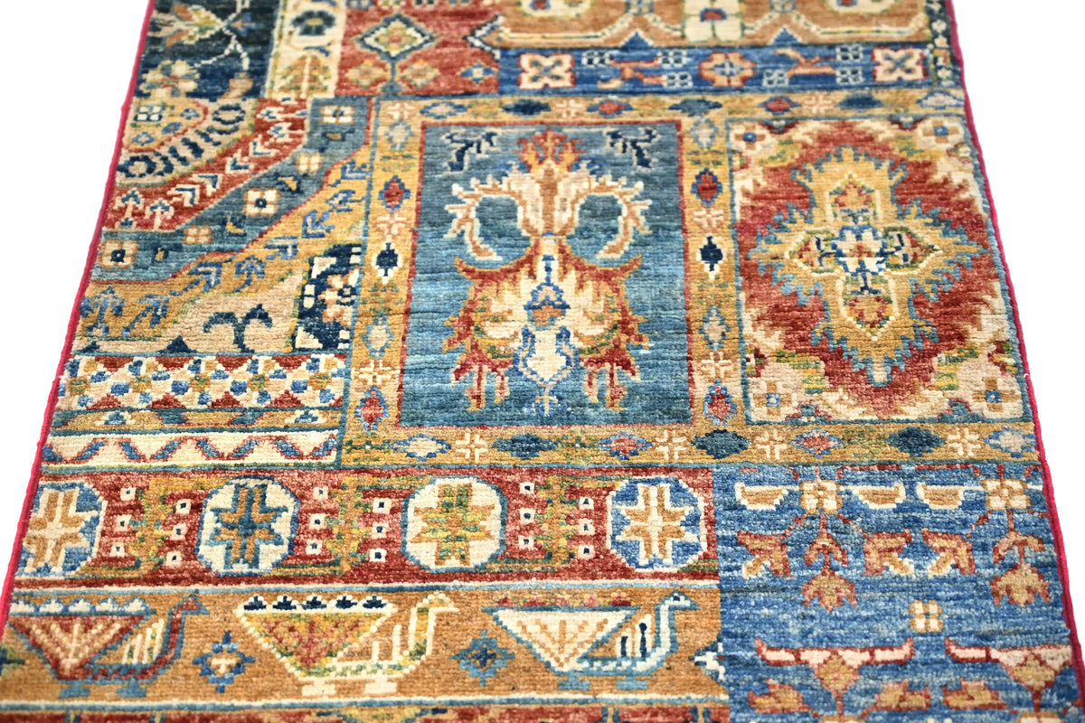 Khorjin Afghan Runner Rug – Heritage Grid