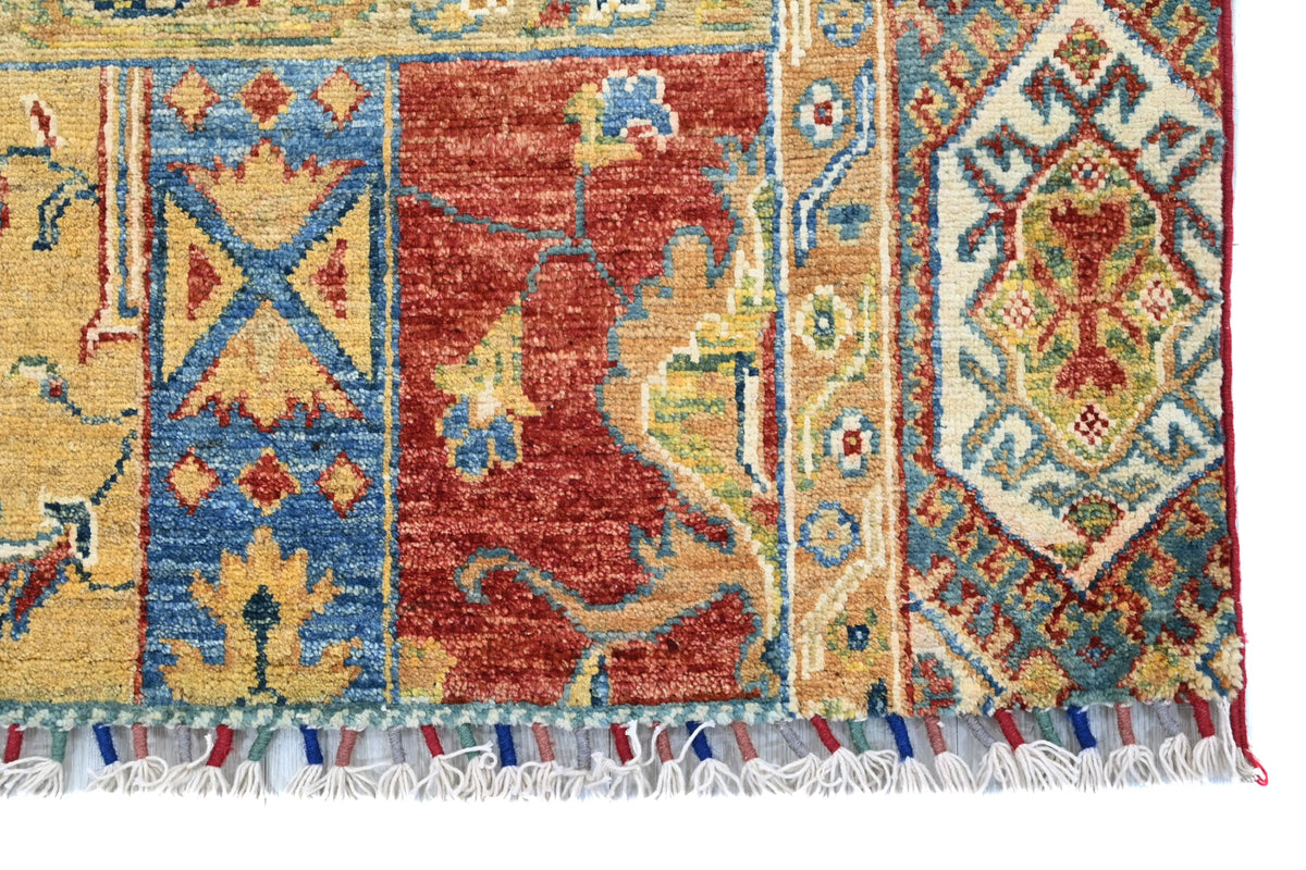 Khorjin Afghan Runner Rug – Heritage Grid