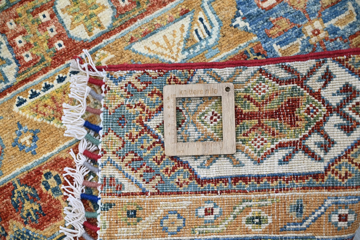 Khorjin Afghan Runner Rug – Heritage Grid