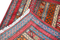 Khorjin Afghan Rug – Terracotta Pillar