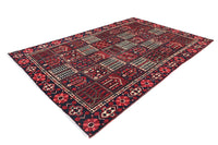 Vintage Bakhtiari Persian Rug – Crimson Khesti
