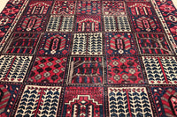 Vintage Bakhtiari Persian Rug – Crimson Khesti