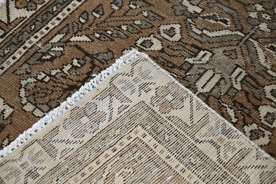 Vintage Ferdos Persian Rug – Bronze Arbor