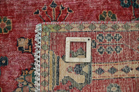 Vintage Kashan Rug – Ruby Mihrab