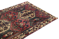 Vintage Bakhtiari Rug – Crimson Oasis