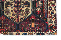 Vintage Bakhtiari Rug – Crimson Oasis