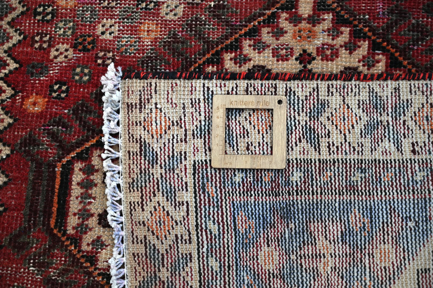 Vintage Shiraz Runner – Terracotta Diamond
