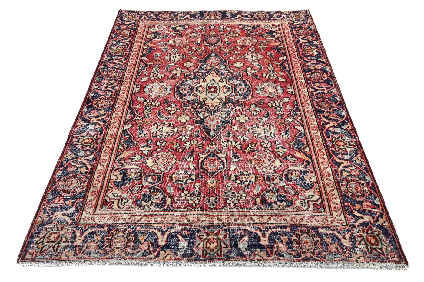 Vintage Kashan Rug – Royal Arabesque