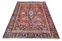 Vintage Kashan Persian Rug – Royal Arabesque
