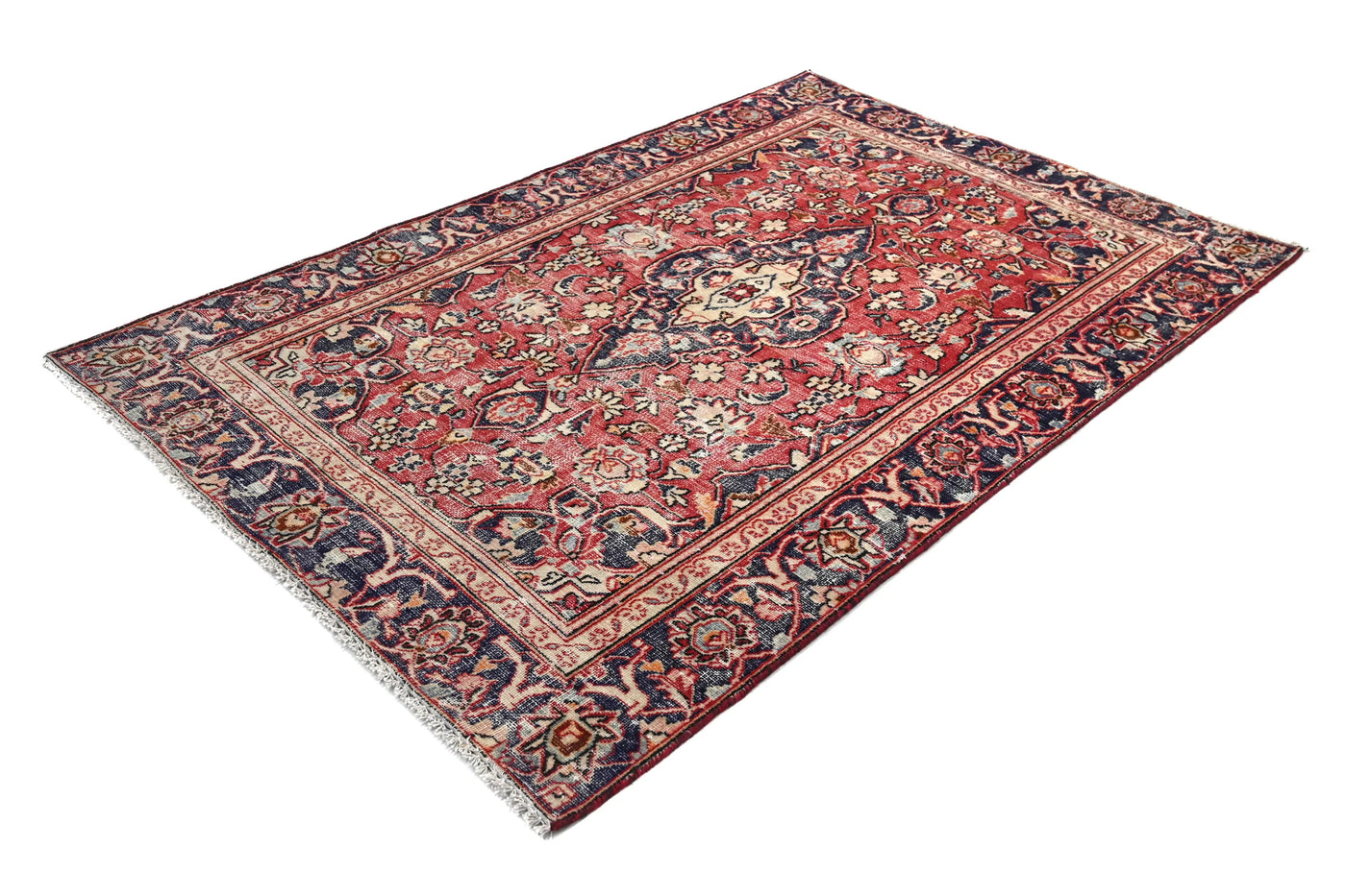 Vintage Kashan Rug – Royal Arabesque
