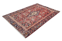 Vintage Kashan Persian Rug – Royal Arabesque