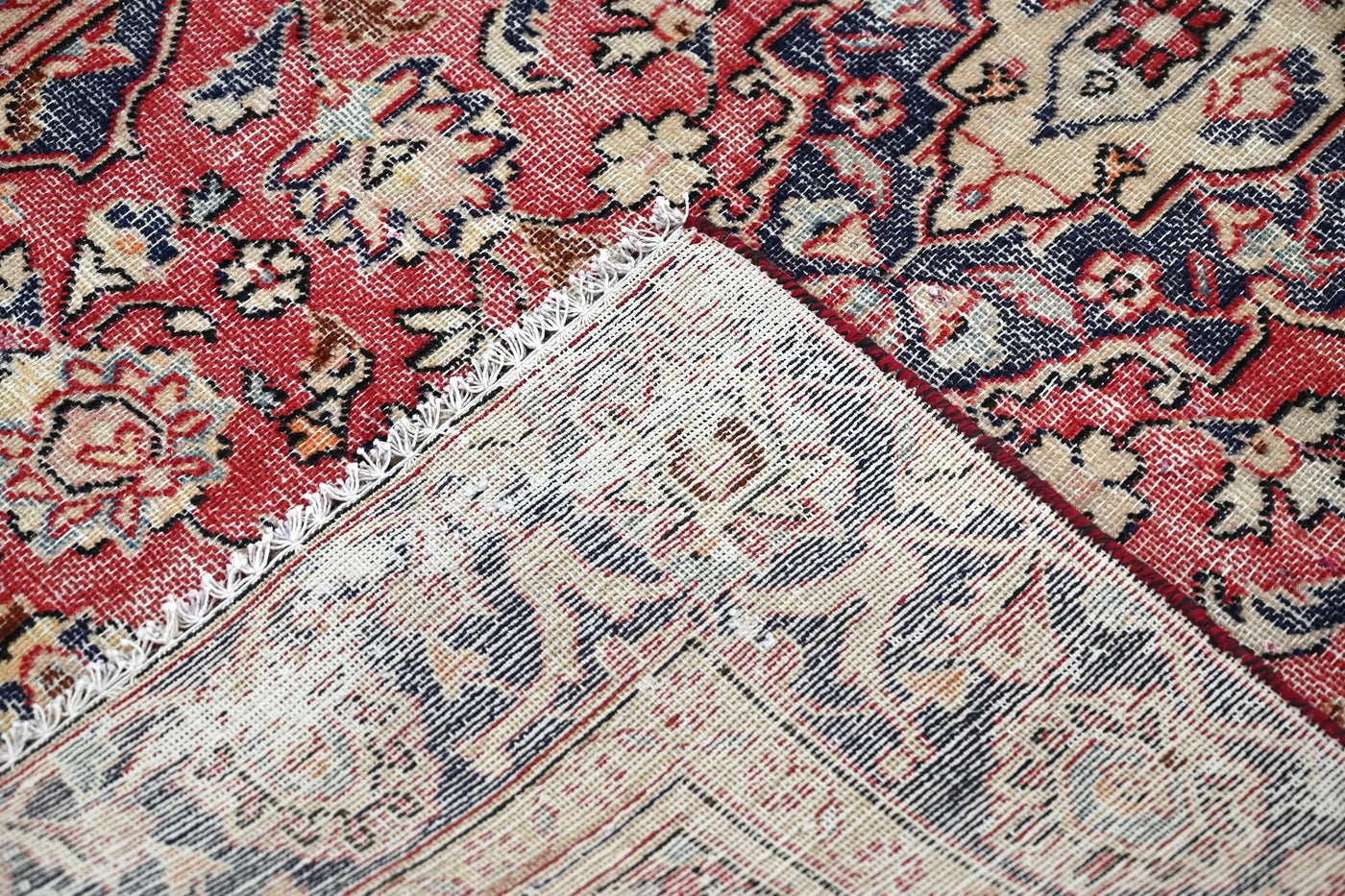 Vintage Kashan Rug – Royal Arabesque