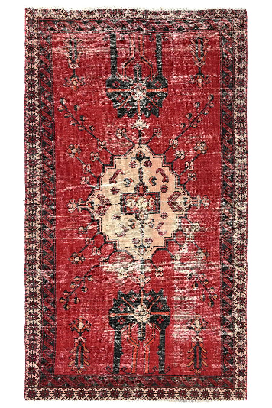 Vintage Lori Rug – Scarlet Medallion
