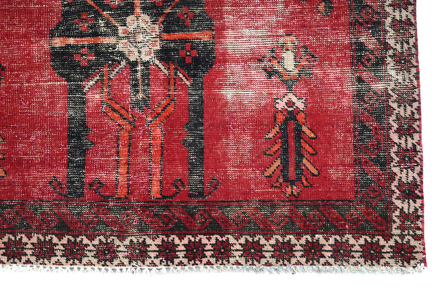 Vintage Lori Rug – Scarlet Medallion