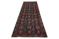 Vintage Baluchi Runner – Obsidian Obelisk
