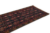 Vintage Baluchi Runner – Obsidian Obelisk