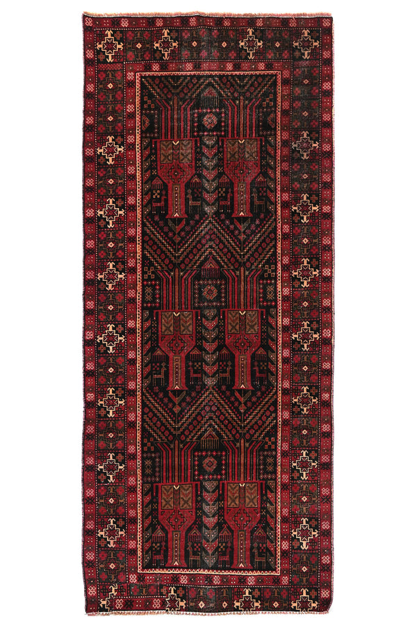Vintage Baluchi Runner – Ochre Minaret