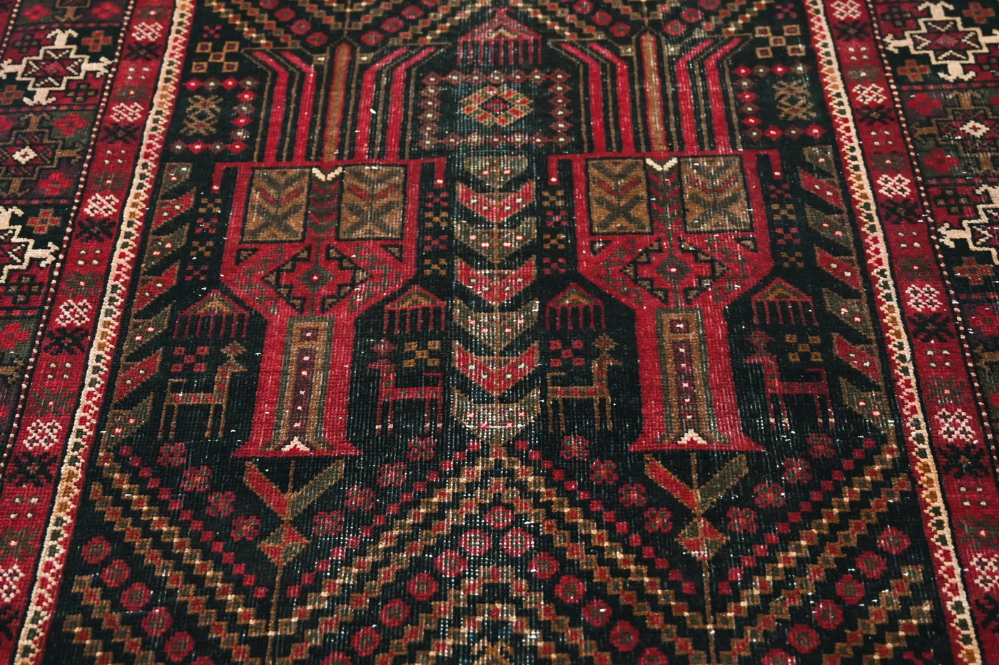 Vintage Baluchi Runner – Ochre Minaret