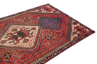 Vintage Shiraz Rug – Indigo Lozenge