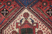 Vintage Shiraz Rug – Indigo Lozenge