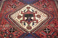 Vintage Shiraz Rug – Indigo Lozenge
