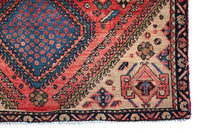 Vintage Shiraz Rug – Indigo Lozenge