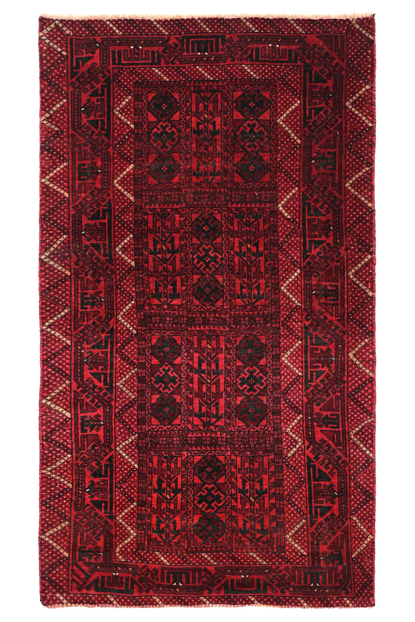 Vintage Baluchi Rug – Garnet Compartment