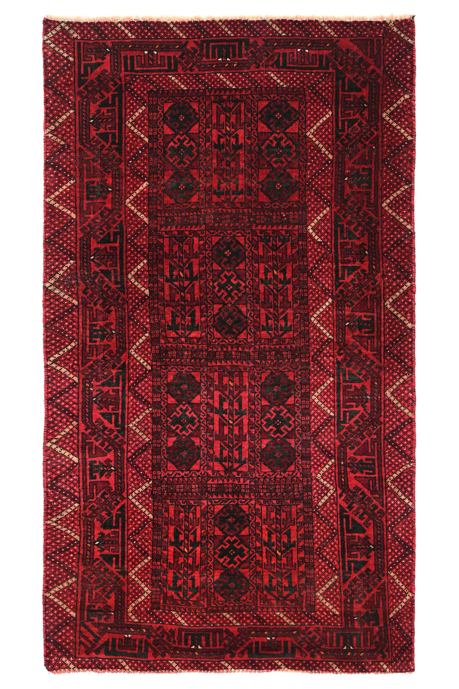 Vintage Baluchi Rug – Garnet Compartment
