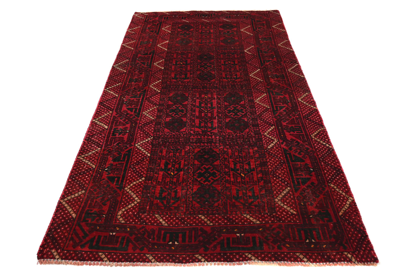 Vintage Baluchi Rug – Garnet Compartment