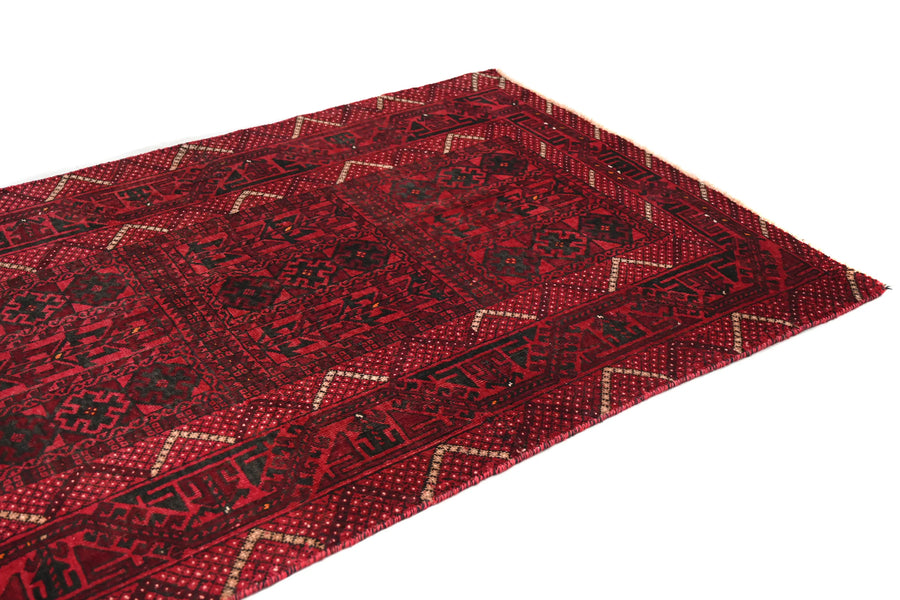 Vintage Baluchi Rug – Garnet Compartment