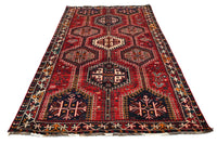 Vintage Shiraz Persian Rug – Ruby Constellation