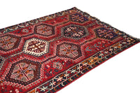 Vintage Shiraz Persian Rug – Ruby Constellation