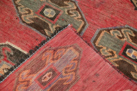 Vintage Turkmen Runner Rug – Terracotta Gull