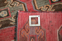 Vintage Turkmen Runner Rug – Terracotta Gull