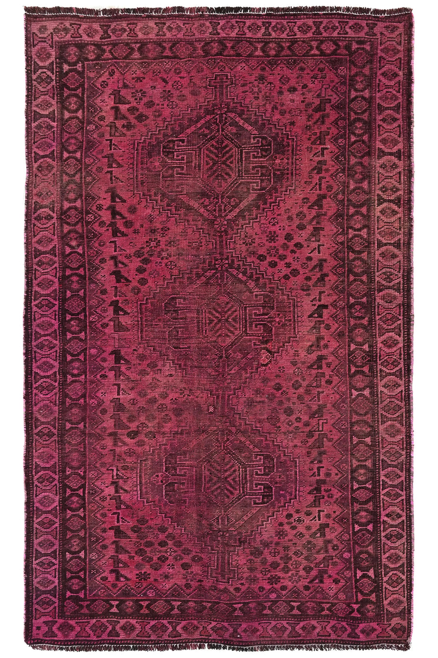 Vintage Shiraz Rug – Plum Pinnacle