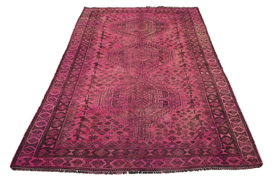 Vintage Shiraz Rug – Plum Pinnacle