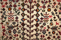 Vintage Shiraz Rug – Alabaster Menagerie