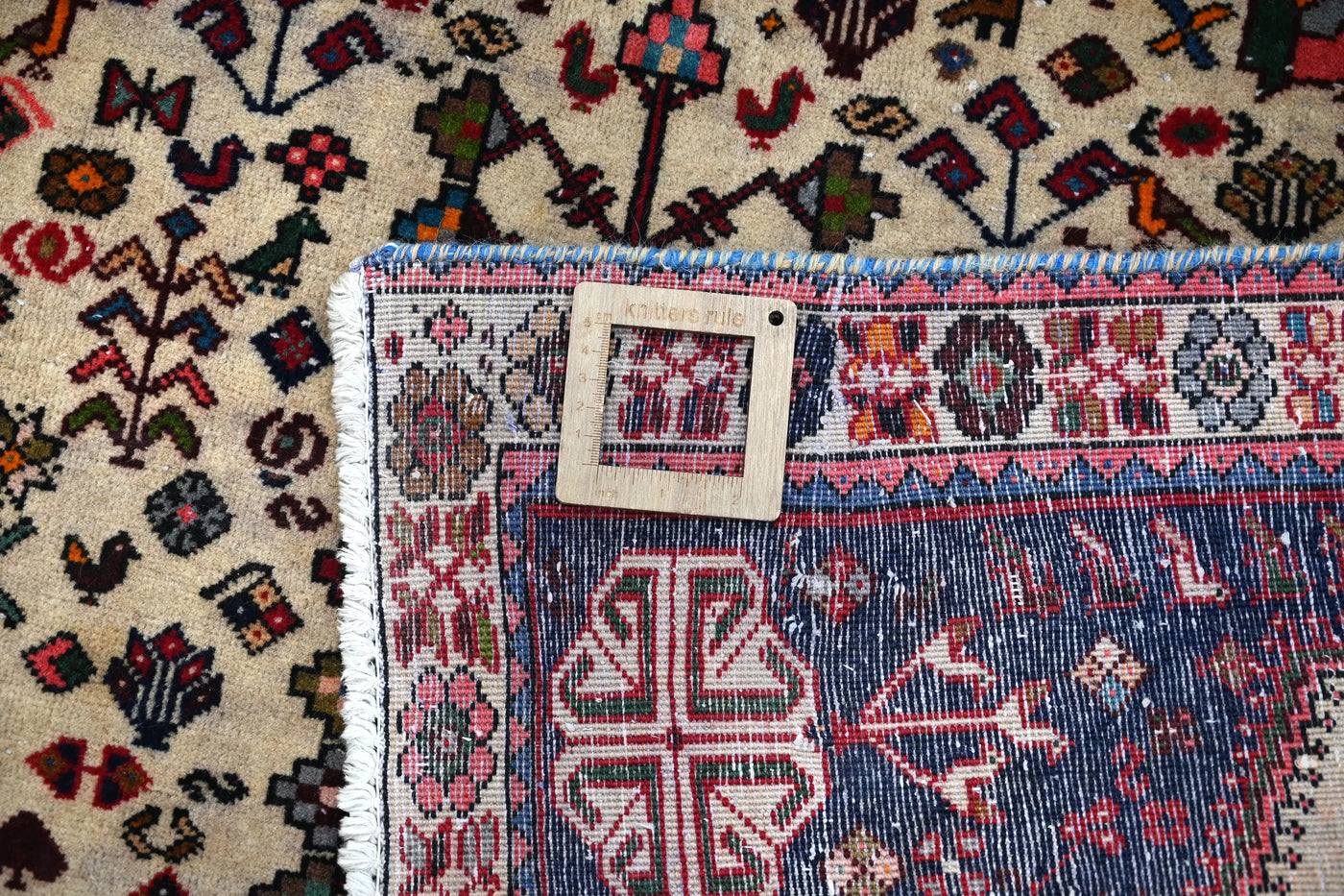 Vintage Shiraz Rug – Alabaster Menagerie