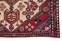 Vintage Hamadan Rug – Cerulean Cartouche