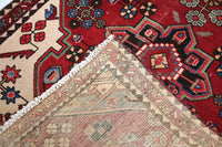 Vintage Hamadan Rug – Cerulean Cartouche