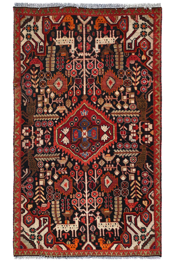 Vintage Shiraz Rug – Nomadic Menagerie