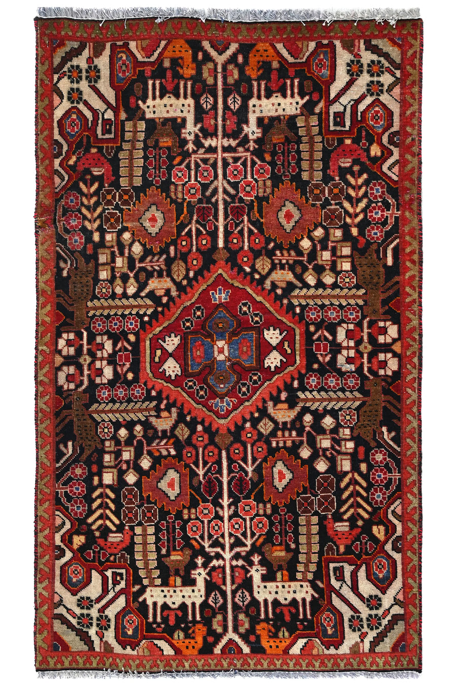 Vintage Shiraz Rug – Nomadic Menagerie