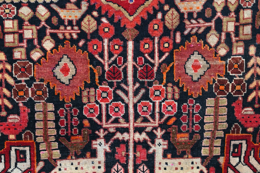 Vintage Shiraz Rug – Nomadic Menagerie