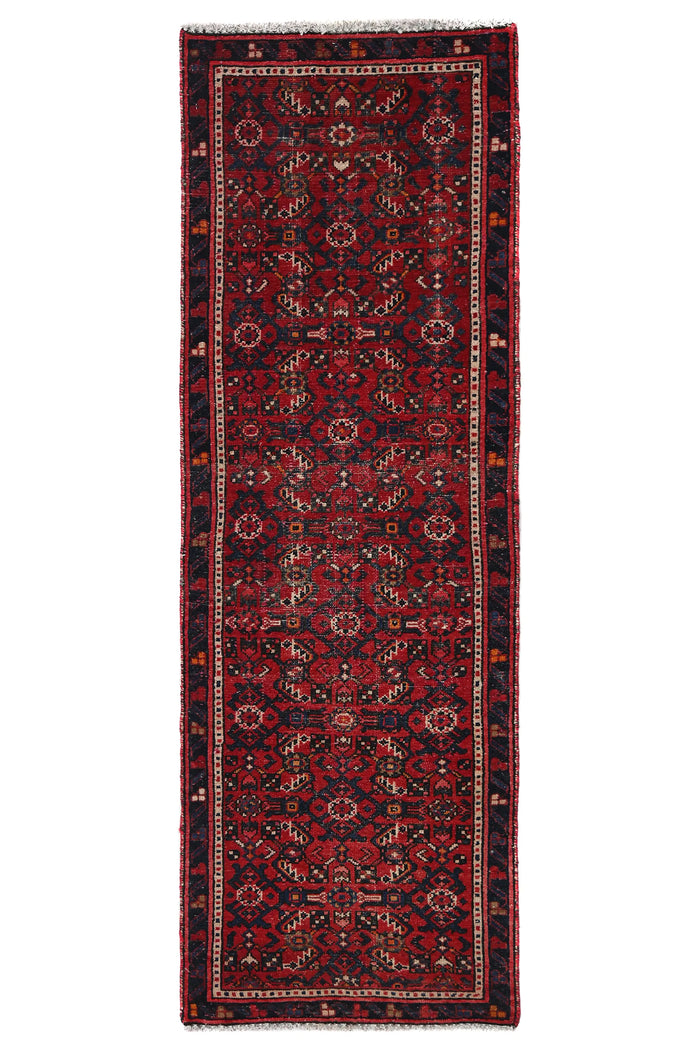 Vintage Hamadan Runner – Garnet Passage