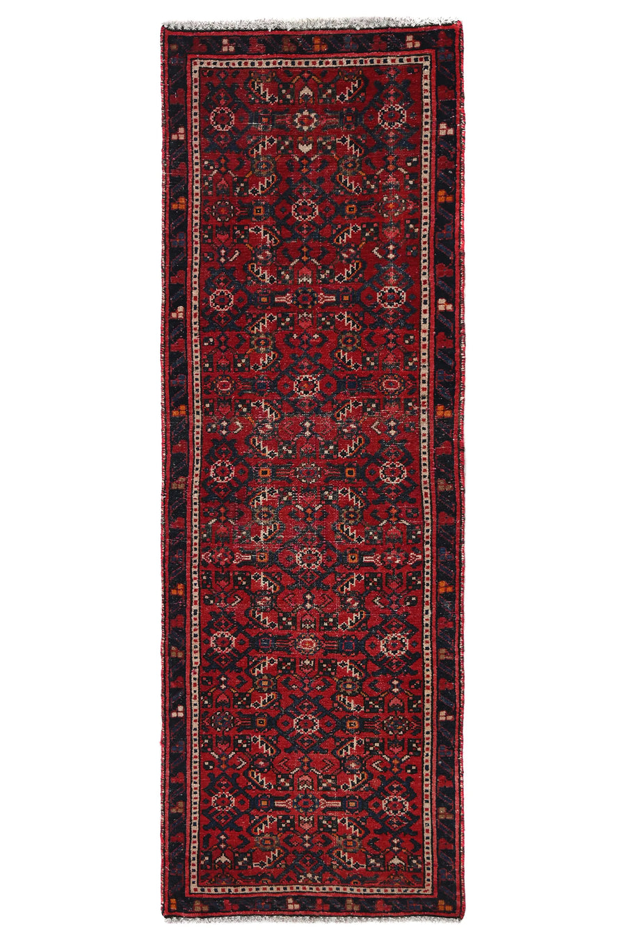 Vintage Hamadan Runner – Garnet Passage