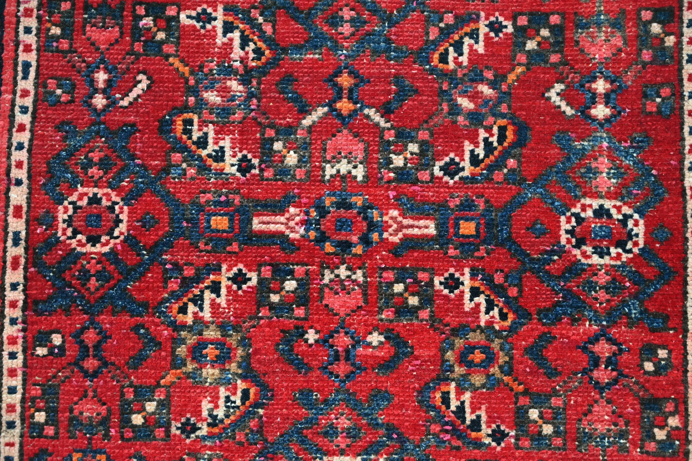 Vintage Hamadan Runner – Garnet Passage