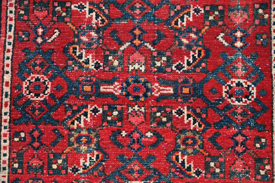 Vintage Hamadan Runner – Garnet Passage